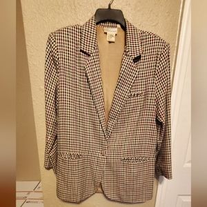 Vintage plaid blazer